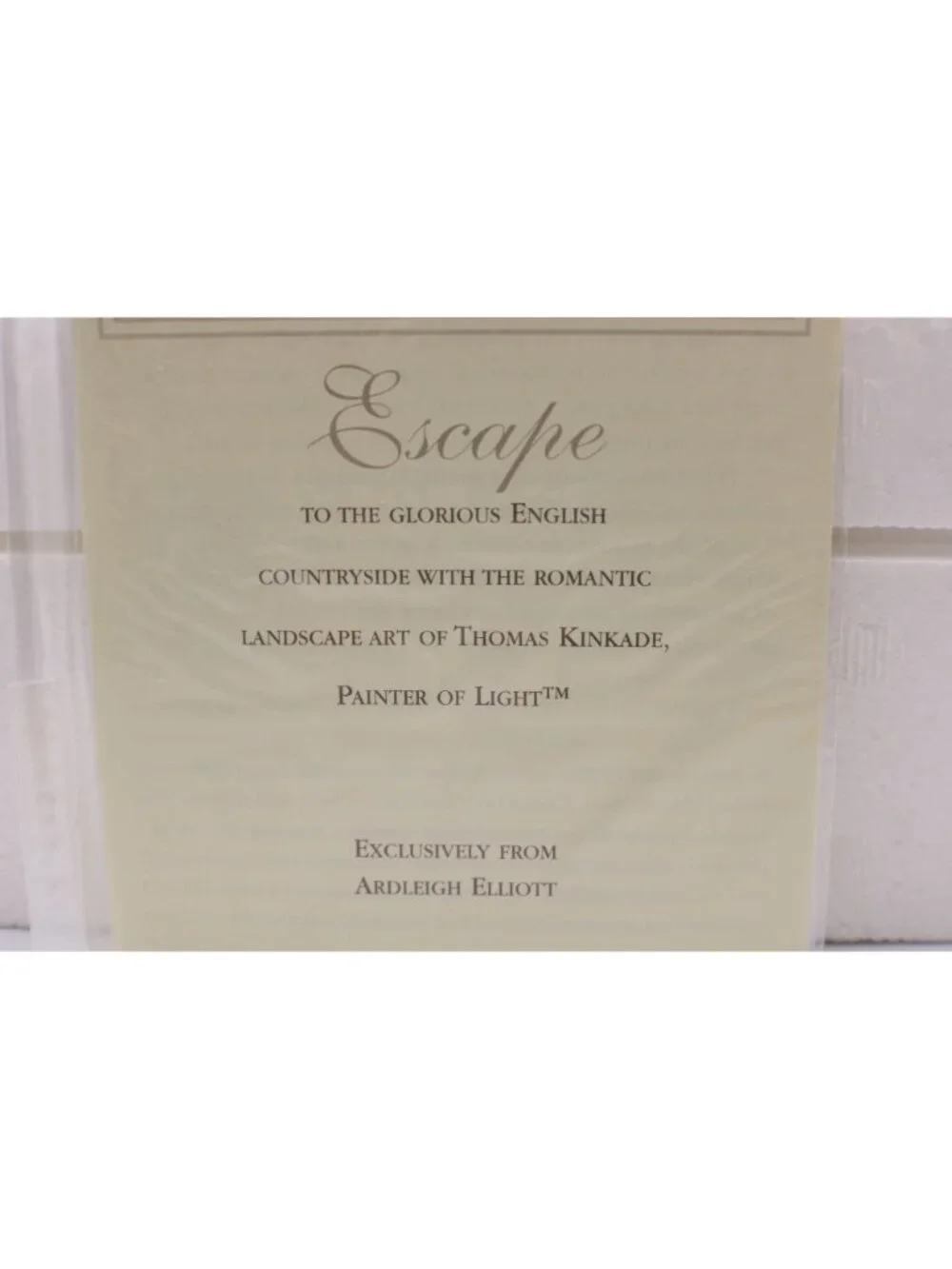 Thomas Kinkade Moonlight Lane Music Box Lamplight Village Collection 1999 3rd Ed